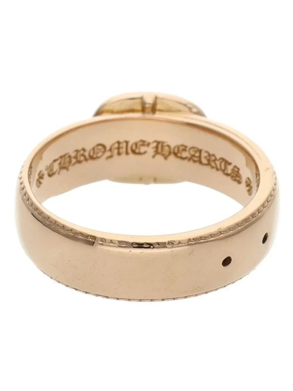 Chrome Hearts 22k Belted Gunslinger Small Gold Ring